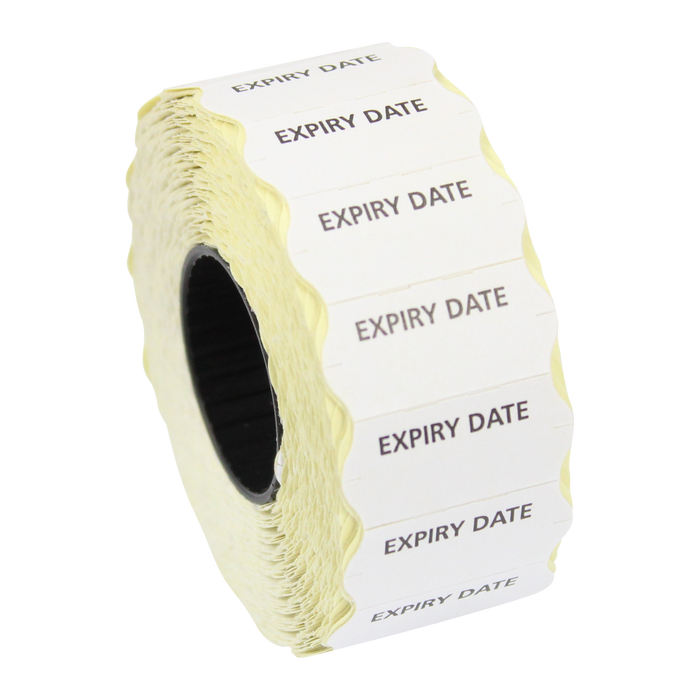 CT4 26 x 12mm Labels Printed 'Expiry Date'