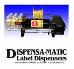 Dispensa-matic Bottle-matic 10-I Cylinder Labelling Machine 