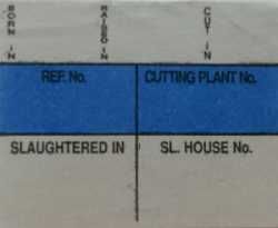 Monarch Paxar 1153 Beef & Veal Meat Coding Labels — HCR Systems Ltd