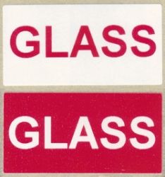 Glass Labels - 50x25mm - 500 Labels — HCR Systems Ltd