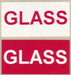 Glass Labels - 50x25mm - 500 Labels