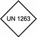 UN 1263 Hazardous Goods Label (Qty: 1,000) 