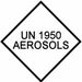 UN 1950 Aerosols Hazard Warning Labels (Qty: 1,000) 
